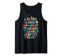 Una Playa, un Libro y Nada me Suena Camiseta sin Mangas