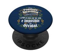Una Podóloga Maravillosa Podologo Mujer Regalo Podologia PopSockets PopGrip Intercambiable
