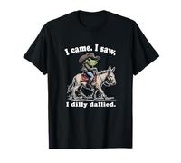 Una Rana Vaquero Chill RCruising en un burro a un ritmo relajado Camiseta