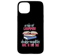 Una regla de gramática divertido diseño de escritor Carcasa para iPhone 15 Plus