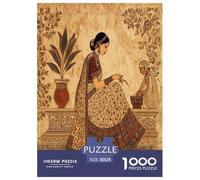 Una Reina Vestida con un Elegante Sari Rompecabezas para Adultos || De Diversión Familiar 38x26cm/1000pcs