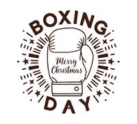 una reunión festiva el día de San Esteban Pegatinas de pared de vinilo 42x42cm Varios tamaños Café