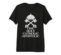 Una Sagrada Llave Papal Apostólica Católica Camiseta Premium
