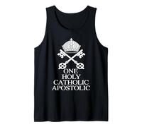 Una Sagrada Llave Papal Apostólica Católica Camiseta sin Mangas