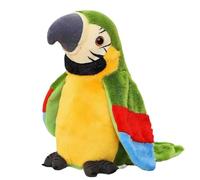 Una simulación de loro que puede cantar hablando tiene una función de grabación, le permite grabar sonidos o información, lo cual es muy lindo muy adecuado (C, 22 cm)