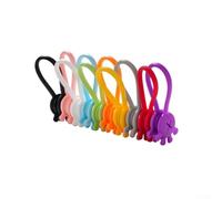 Una solución perfecta para gestionar tus cables. Nuestro sistema de clip magnético de silicona reutilizable mantiene las cosas ordenadas (A)