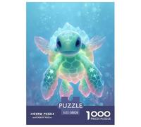 Una Tortuga Marina Puzzle Imposible,desafío para Adultos Animales Entretenimiento Creativo 1000 Piezas Obra De Arte De Juego De para Adultos Y Niños 38x26cm/1000pcs