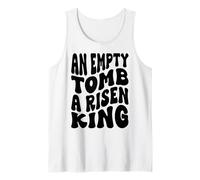 Una Tumba vacía un Rey resucitado Resurrección Cristiana Domingo Camiseta sin Mangas