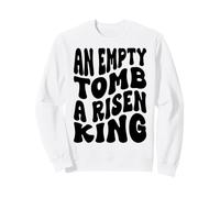 Una Tumba vacía un Rey resucitado Resurrección Cristiana Domingo Sudadera