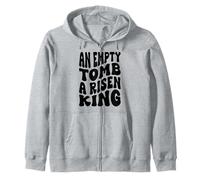 Una Tumba vacía un Rey resucitado Resurrección Cristiana Domingo Sudadera con Capucha