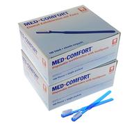 Una vez de cepillos de dientes Med de Comfort 2 x 100 unidades), color azul