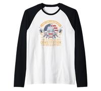 Una vez hice un juramento solemne para defender al veterano de la Constitución Camiseta Manga Raglan