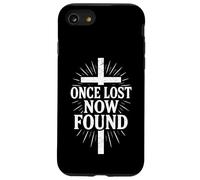 Una Vez perdido Ahora Encontrado fe inspiradora Cristiano Carcasa para iPhone SE (2020) / 7/8