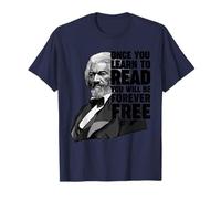 Una Vez Que aprendas a Leer Frederick Douglass Camiseta
