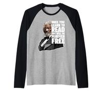 Una Vez Que aprendas a Leer Frederick Douglass Camiseta Manga Raglan