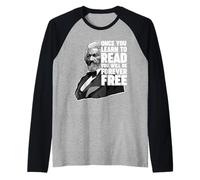 Una Vez Que aprendas a Leer Frederick Douglass Camiseta Manga Raglan