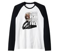 Una Vez Que aprendas a Leer Frederick Douglass Camiseta Manga Raglan