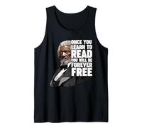 Una Vez Que aprendas a Leer Frederick Douglass Camiseta sin Mangas