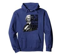Una Vez Que aprendas a Leer Frederick Douglass Sudadera con Capucha