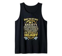 Una vez que superes mi ansiedad Humor Sarcasmo Delight Camiseta sin Mangas