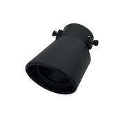 UNAJIEOTW Cola de Escape Coche, para VW Golf 6 2009-2013 Punta Silenciador Acero Inoxidable Curvado Embellecedor Tubo Trasero Accesorios Tuning 63mm,B