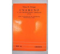 Unamuno y los protestantes liberales 1912. Sobre las fuentes de del sentimiento trágico de la vida
