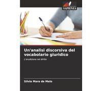 Un'analisi discorsiva del vocabolario giuridico: L'erudizione nel diritto