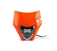 UNARAY Faro LED for Motocicleta, Faro Delantero, Supermoto, carenado Apto for KTM EXC MX SXF, Faro Delantero for Moto de Cross Enduro Faros Delanteros (Size : BB724-orange)