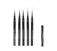 Uñas Art Liner Pinceles para uñas, pinceles artísticos para uñas, diseño artístico, herramientas de pintura, esmaltes de uñas, pincel constructor de uñas, pincel de gel