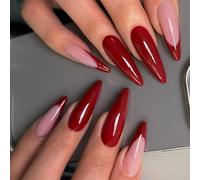 Uñas Artificiales Elegantes Consejos Franceses Para Imprimir Uñas Para Mujeres Y Niñas Para Pegar Uñas Manicura Decoración De Uñas 24 Piezas