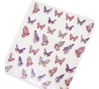 Uñas Brillantes Pegatinas Arte Mariposa Pegatinas de Uñas Autoadhesivas Pegatinas de Uñas Decoraciones de Arte de Uñas Pegatinas