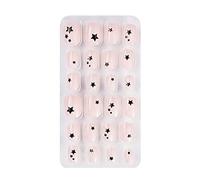 Uñas cuadradas cortas para niños y adultos, cubierta completa, arte de uñas postizas a presión para niñas, consejos de manicura, decoración de uñas, kit de uñas a presión para niños