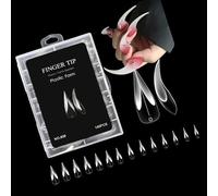 Uñas de ABS, formas dobles para extensiones rápidas, molde de fácil aplicación, juego de manicura para hogar, molde de cobertura, puntas de ABS
