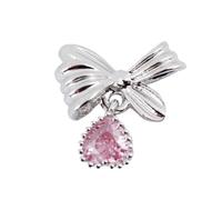 Uñas de circón elegantes diseños 3D de corazón y mariposa para hermosos accesorios de manicura, accesorios de cadena de uñas