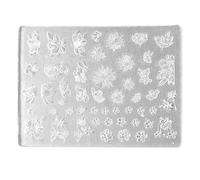 Uñas de silicona Forma artística Patrón en relieve Uñas Decoración de molde Herramientas de joyería versátiles Herramientas de tallado hechas a mano Herramientas de arte de uñas