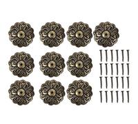 Uñas de tapicería de 31 Piezas, taches Decorativos de aleación de Zinc de diseño de Flores Retro para entusiastas de la decoración del hogar Fabricantes de Muebles y Interiores Elegantes