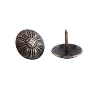 Uñas de tapicería vintage de 100 piezas, zapata de sofá, tachuela decorativa, tachuelas de tapicería antiguas, etiquetas de metal de bronce, tachuelas, clavos para muebles, kit de surtido[16 * 15