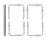 Uñas De Zócalo De Doble Cabeza - Uñas De Madera Oculta, Panel De Pared | Alfileres De Fijación De Muebles De Cabeza De Seguridad, Trama De Sofá Cama De Doble Tapa