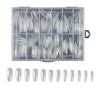 Uñas Falsas Puntas De Uñas Mate 240pcs Cubiertas Completas Falsas Acrílico Artificial Falso Para Diseños De Arte Consejos Cubierta