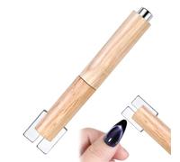 Uñas Magnets, Nail Polish Magnetic Stick Tool, 4,53 x 0,59 pulgadas Destacable Wooden Handle Pen with Multifunction Tips, Salon Nail Arts for Beginners and Professionals