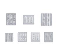 Uñas multiusos de silicona para diseños, diseño de mariposa, flor, luna, portátil, para acrílico, suministros de manualidades, accesorios de diseños de uñas