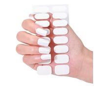 Uñas polacas rayas envoltura completa pegatinas de gel auto adhesivo arte pegatinas con archivo uñas esmalte