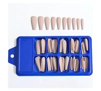 Uñas Postizas 100 Uñas Postizas Largas de Bailarina en Colores Dulces, Cobertura Completa, Acabado Mate, Ideales for Manicura y Extensión DIY(Color-7)