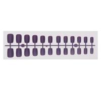 Uñas Postizas 1PCS DIY Matte False Nails Square Head Frosted Press on Nail Tips Full Cover Artificial Fingernails Ballet Detachable No Glue(Color28)