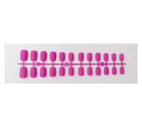 Uñas Postizas 1PCS DIY Matte False Nails Square Head Frosted Press on Nail Tips Full Cover Artificial Fingernails Ballet Detachable No Glue(Color22)