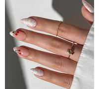 Uñas postizas a presión, pegamentos en acrílico falso, para diseños artísticos, pegamentos acrílicos para mujeres, transparentes