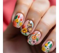 Uñas postizas a presión, pegamentos en acrílico falso, para diseños de bricolaje, pegamentos acrílicos para mujeres, transparentes