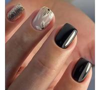 Uñas postizas a presión, pegamentos en acrílico falso, para diseños de bricolaje, pegamentos acrílicos para mujeres, transparentes