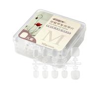 Uñas postizas autoadhesivas para niñas y chicas, antideslizantes y flexibles - Uñas postizas para niñas con aplicación a presión, para Navidad, fiestas de disfraces, cumpleaños, escenarios, eventos