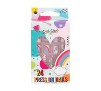 Uñas Postizas CHIT CHAT Press on Nails Rainbow Love (24 pre-glued nails)